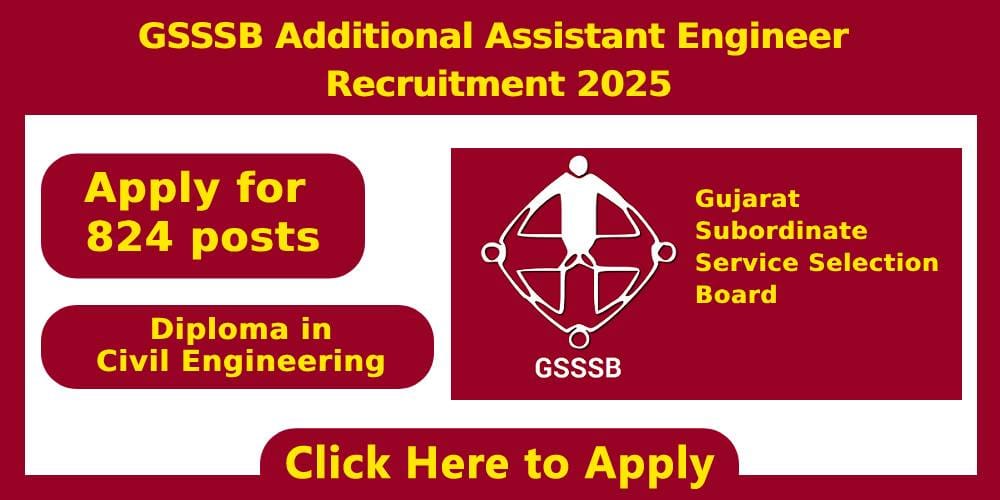 GSSSB Additional Assistant Engineer Recruitment 2025