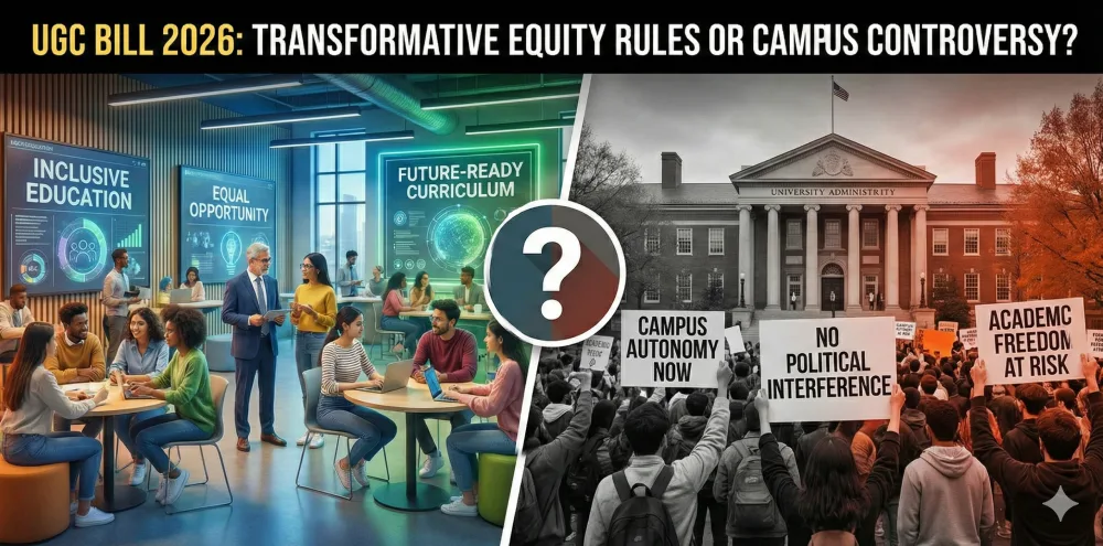 UGC Bill 2026 Transformative Equity Rules or Campus Controversy