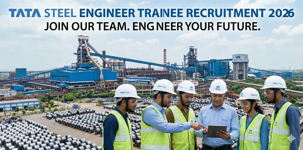 Tata Steel Engineer Trainee Recruitment 2026, Apply Online