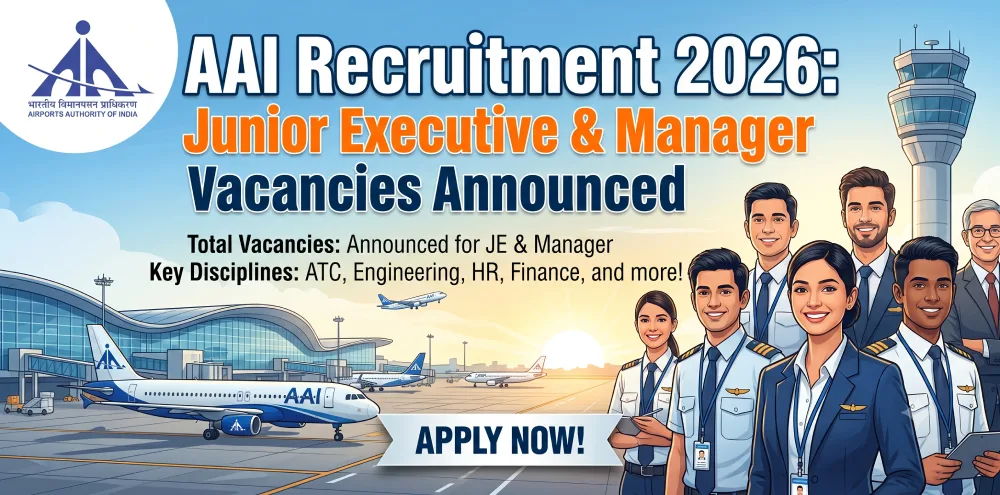 AAI Recruitment 2026: Junior Executive & Manager Vacancies Announced