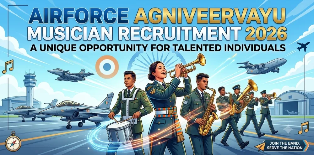Airforce Agniveervayu Musician Recruitment 2026: A Unique Opportunity for Talented Individuals