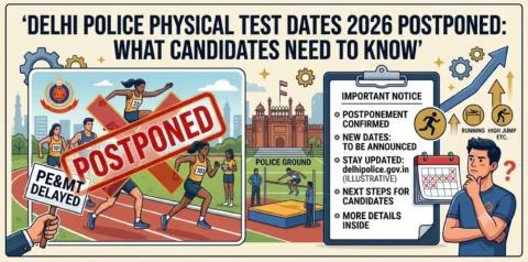 Delhi Police Physical Test Dates 2026 Postponed: What Candidates Need to Know