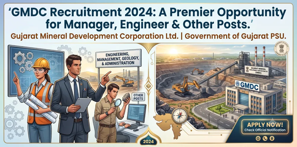 GMDC Recruitment 2024: A Premier Opportunity for Manager, Engineer & Other Posts
