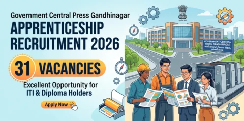 Government Central Press Gandhinagar Apprenticeship Recruitment 2026 31 Vacancies