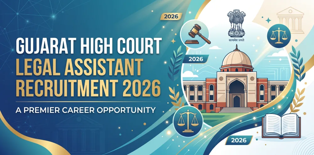 Gujarat High Court Legal Assistant Recruitment 2026 A Premier Career Opportunity