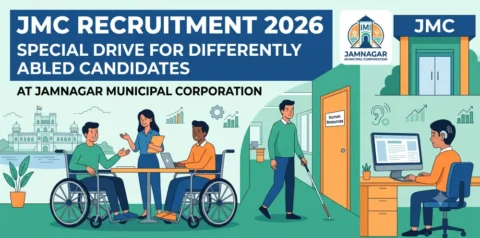 JMC Recruitment 2026: Special Drive for Differently Abled Candidates at Jamnagar Municipal Corporation