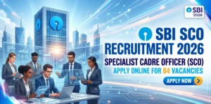 SBI Specialist Cadre Officer (SCO) Recruitment 2026 Apply Online for 84 Posts
