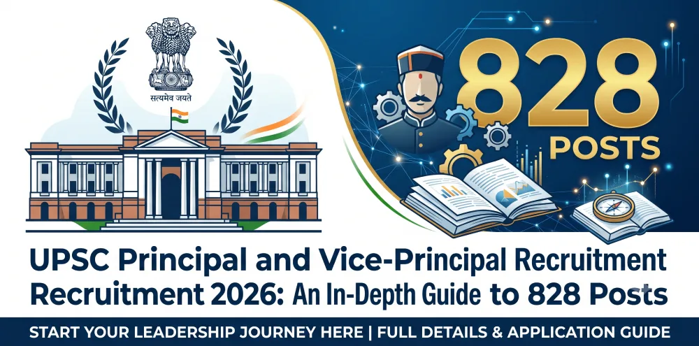 UPSC Principal and Vice-Principal Recruitment 2026: An In-Depth Guide to 828 Posts