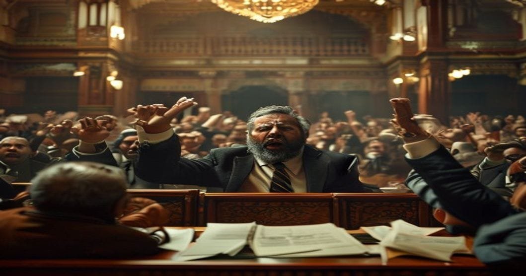Rahul Gandhi Parliament Protest
