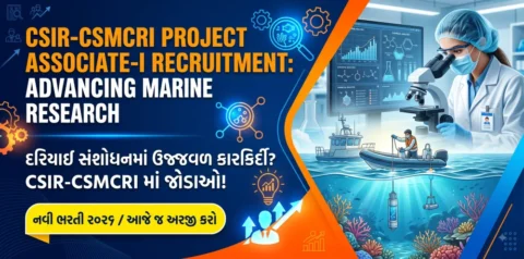 CSIR-CSMCRI Project Associate-I Recruitment: Advancing Marine Research