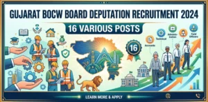 Gujarat BOCW Board Deputation Recruitment 2024: 16 Various Posts