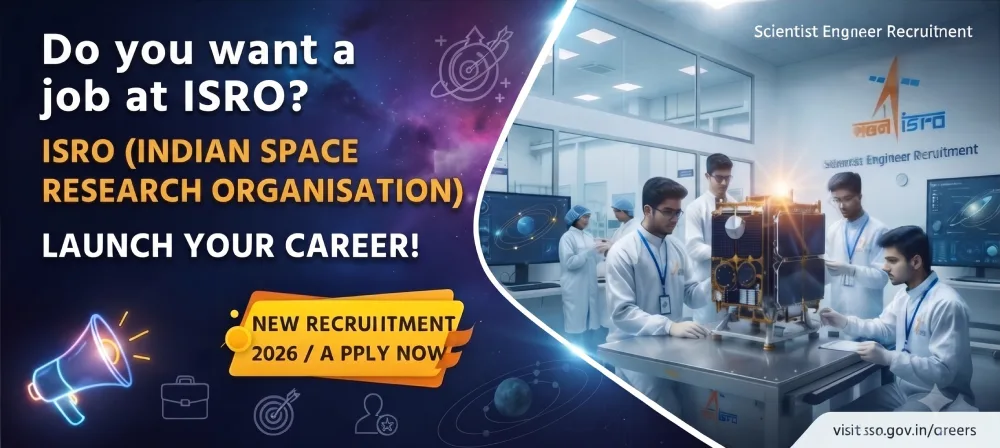 ISRO Scientist Engineer Recruitment 2026 Opportunity for Space Scientists